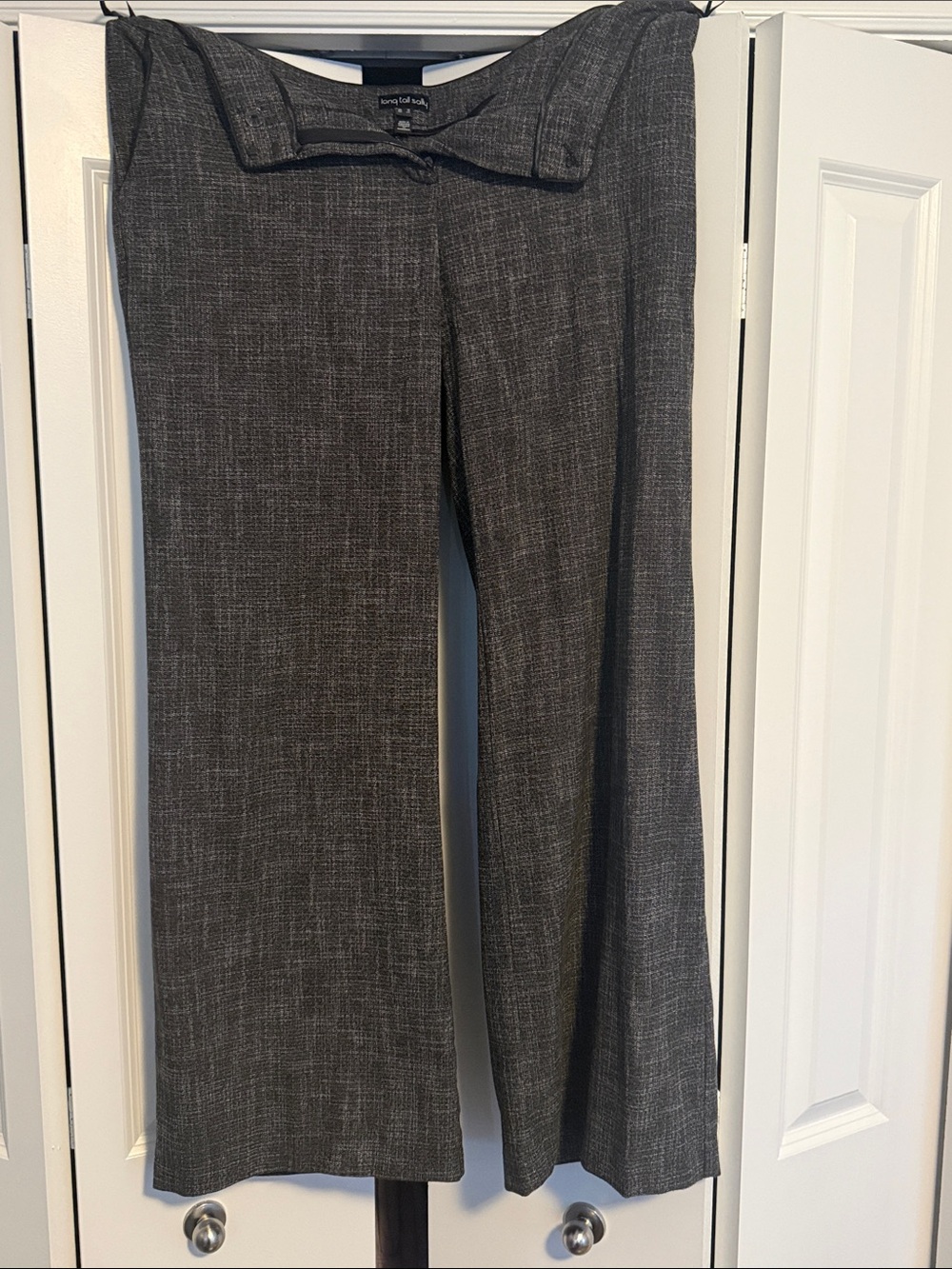 long tall sally Gray Wide-Leg Dress Pants